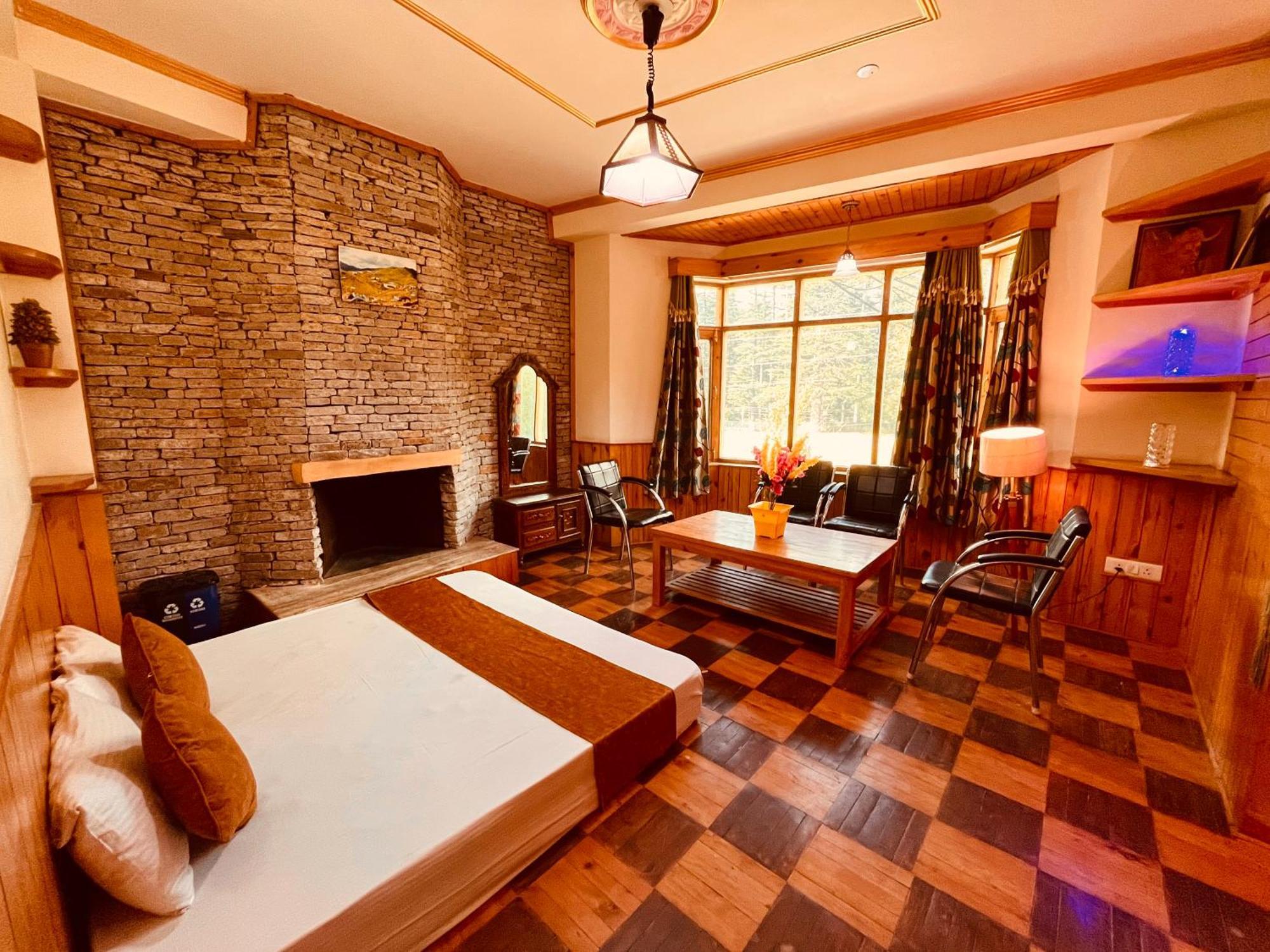 Woods Villa Cottage, Manali Exterior foto